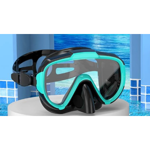Snorkeling Gear for Adults Men Women View Diving Mask Anti-Fog Anti-Leak(GREEN)