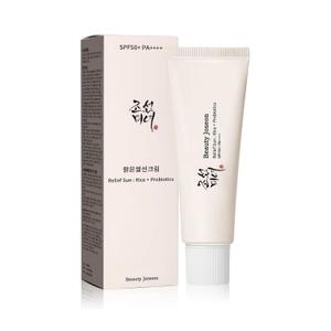 Relief Sun Organic Korean sunscreen SPF50+, PA++++ Rice and Probiotics | Korean Skin Care Solution for All Skin Types | Nourishing Skin Protection and UV Def