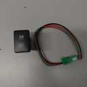 AUX Battery Push Button Switch with Connector Wire for Toyota Landcruiser 4Runner / Car Interior LED on Off Switch Panel