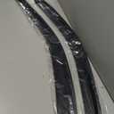 Window Visor Compatible with Toyota Tacoma, Access Cab Slim Style Dark Smoke 2PC Set Acrylic by IKON MOTORSPORT