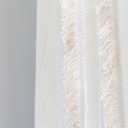 Crane Macrame Baby Crib Canopy, 118" Tall, Boho Nursery Decor, Play Room Decorative Canopy for Girls & Boys, 16"W x 11"L