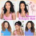 Goddess Box Braids Crochet Hair 14 Inch, 9 Packs Bohomian Box Braids Crochet Hair for Black Women, Pre-Looped Crochet Braids with Curly Ends (14 Inch (Pack of 9), T30)