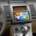 Android 13 Double Din Car Stereo Radio for 2007-2012 Nissan Sentra 7" Touch Screen Head Unit Car Stereo with Wireless Carplay Android Auto GPS Bluetooth WiFi FM RDS DSP SWC Backup Camera,2+32G