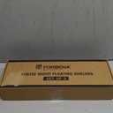 Rustic Floating Shelves Wall Mounted Set of 3, 17 Inch Natural Wood Wall Shelves, Decor Storage Shelf for Bedroom Bathroom Living Room Office Pictures Plants Books Cats TV (Rustic Brown)