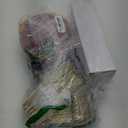 Burgundy and Gold Plastic Plates, Disposable Dinnerware Set for 25 Guests. 150pcs