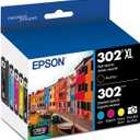 EPSON 302 Claria Premium Ink High Capacity Black & Standard Color Cartridge Combo Pack (T302XLBCS) Works with Expression XP6000 XP6100