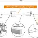 onlyfire Stainless Steel Grill Rotisserie Kit for Weber Genesis II and Genesis II LX 200 and 300 Series Gas Grills