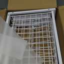 REALINN Under Sink Organizer, Pull Out Cabinet Organizer, 2 Tier Metal Slide Out Shelf with L Shaped Design, Under Cabinet Storage for Kitchen, Bathroom, Laundry, Deep Cabinet Shelf Storage, White