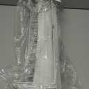 Jumbl Adjustable Wall Mounted 18 Inch Wide Hanging/Over the Door Dantry Organizer and Spice Storage Rack, White