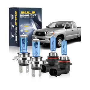 Headlight Bulbs Fit for kia optima 2005-2011,H4/9003 High Beam 9140/9145 Fog Lights,100W Head Lighting 300% Brightness 6000K,6pcs