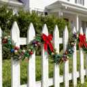 Christmas Norfolk Pine Garland, Real Touch Artificial Greenery for Mantle, Fireplace, Table, Indoor Outdoor Holiday Decoration (2, 6 Ft)