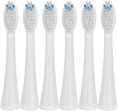 Toothbrush Heads Replacement for Waterpik SF-02W, SF-03W, SF-01W Sonic Fushion 2.0 Model, Brush Head with Cover 5 PCS, White