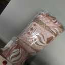 Christmas Tree Topper, 40x13 Inches Toppers Bow with Glitter Satin Mesh Streamer and Patterned Ribbon, Christmas Tree Topper Bow for Christmas Home Decoration (Pink)