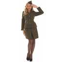 fun shack Army Costume Women - Military Soldier Halloween Outfit - WW2 Inspired Women's Costume for Parties, Large