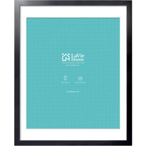 LaVie Home 26 x 32 Poster Frame Black, Display Pictures 22x28 with Mat or 26x32 Without Mat, Stable and Sturdy Picture Frame and Polished Plexiglass, Horizontal and Vertical Format of The Wall1 Pack