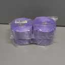 4 x 2 inch Light Purple Satin Ribbon 50 Yards Solid Fabric Ribbons Roll for Gift Wrapping, Satin Weddings,Flower Bouquet, Invitations,Sewing,Party Decorations, Holiday Decorating and More