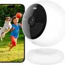 Noorio Security Cameras Wireless Outdoor/Indoor Magnetic, Cameras for Home Security Battery Powered, 1080P AI Motion Detection 2.4G WiFi Security Camera Outdoor, 8GB Free Local Storage MagCam, B200-SE