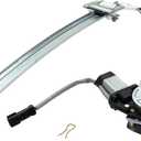 JC Whitney Window Regulator Rear, Passenger Side Compatible with Jeep Liberty 2002-2006 RH, Power, w/Motor, Ball Stud Style, w/Spring Clip, To 11-10-05 JJ491707