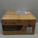 BlessReach Steerable Knee Walker Deluxe Medical Scooter for Foot Injuries Compact Crutches, with Dual Rear on-Wheel Brake and Shock Absorption Under The Knee pad, Black