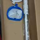 BIELMEIER Cordless Pool Vacuum with Telescopic Pole, Handheld Rechargeable Swimming Pool Cleaner, 19 GPM Powerful Suction Pool Vacuum for Cleaning Above/In Ground Pools, Spas, Hot Tubs