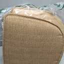 Klear Vu Raindrop The Gripper Non Slip Chair Cushions, Soft & Comfortable Seat Pad, Sitting Pillow for Kitchen, Dining or Office, 4 Count (Pack of 1), Natural