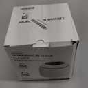 Ultrasonic Retainer Cleaner Machine - 453kHz Frequency,with Digital Timer, Auto Lift Tray,UVC+UVA Lamp,IPX6 & SUS304 Tank,Dental Clean Pod for Denture,Aligner,Mouth Guard,Jewelry,Toothbrush (White)