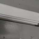 LazBlinds No Drill Cordless Roman Shades, 31'' W x 64'' H, White-Grey
