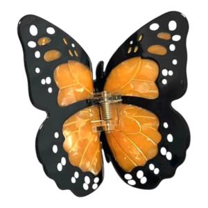 Monarch Butterfly Hair Claw Clip