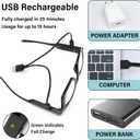 Magnifying Glasses with Light Rechargeable Reading Glasses Bright LED Readers with Lights for Close Work Reading