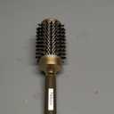 Hair Brush for Blow Drying, Curling & Straightening - Ceramic & Ionic Boar Bristles Barrel Brush with 4 Clips Included