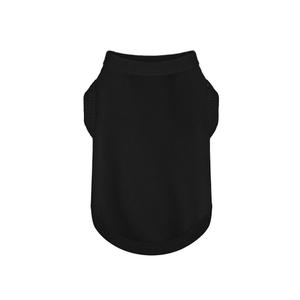 Upgrade Your Pup's Wardrobe: Sleek Solid-Colored Dog Shirt Tank Top, Perfect for Small to Medium Dogs, Offering Simple Style and Comfort Black M