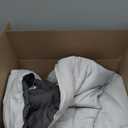 JOLLYVOGUE Full Comforter Set, Ultra-Soft Bed in a Bag Full Size 7 Pieces, Oeko-TEX Certified Bedding Set with Down Alternative Comforter, Sheets, Pillowcases & Shams, Dark & Light Grey (FULL(86"*82"))