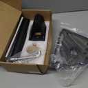 Urmust Starlink Gen 3 Mount, 360 Adjustable Angle Starlink Roof/Wall Mount with Pipe Adapter, Starlink Mounting Kit Gen 3 for Standard Dish, Starlink Pole Mount, Starlinks Internet Satellite Kit (9.8 Inch)