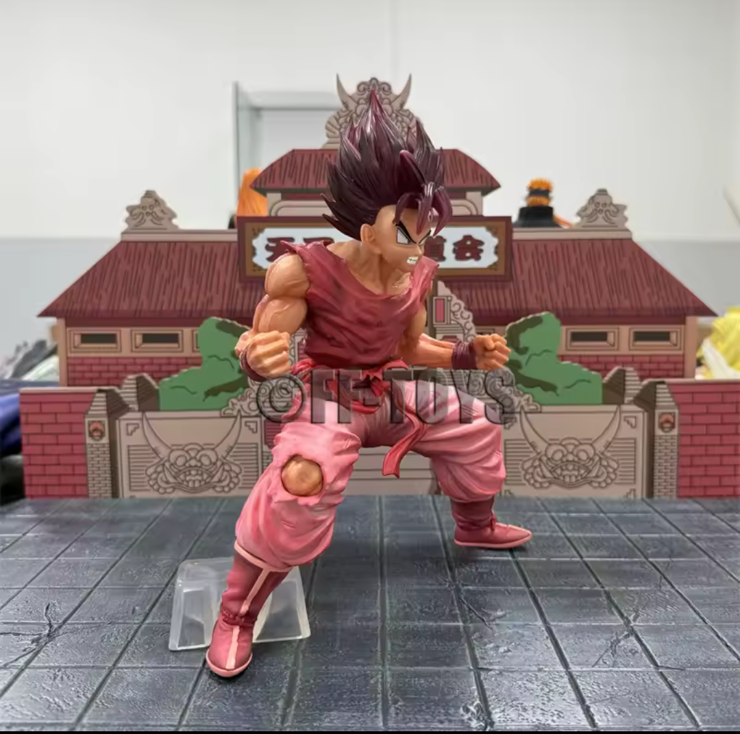 24cm Anime Dragon Ball Z Kaiouken Goku Figure Super Saiyan Son Goku Action Figurine Pvc Statue Collection Model Toys Gifts