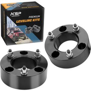 KSP 3in Level Lift Kits for F150 2004-2026,3" Front Leveling Lift Kits Compatible with Expedition 03-18,Mark LT 2005-2008, Aluminum Forged Strut Spacer Raise the Truck 3inch Package of 2 (Black)