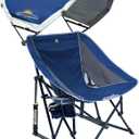 GCI Outdoor Pod Rocker Outdoor Rocking Chair with SunShade Canopy (Royal Blue)