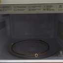 GE Countertop Microwave Oven, Compact 1.1 Cubic Ft., 950-watt Capacity, 6 Auto Cooking Settings, Child-Lock Technology, Kitchen Essentials for The Countertop, Dorm Room or Apartment, Stainless Steel