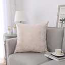 Majestic Giftware 2 Pack Jacquard Decorative Throw Pillow Cover (PC1230L-2PK) | Silver/White Arrow Soft & Washable Cushion Covers with Zipper for Sofa, Bedroom (22"x22") Inserts Not Included (22" x 22" (Pack of 2))