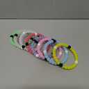 Zodaca & Pack Silicone Beaded Bracelets 8 Pcs (2.6×0.3 in)