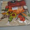 Texupday Welcome Fall Red Truck Sunflower Pumpkin Harvest Mailbox Cover with Magnetic Strip Autumn Thanksgiving Mailbox Wraps Post Letter Box Cover Standard Size 21" X 18" Garden Outdoor Yard Decor