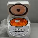 Tiger JBV-A18U-W 10-Cup (Uncooked) Micom Rice Cooker with Food Steamer & Slow Cooker, White