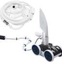 MAKHOON Upgrade Pool Pressure Side Sweeper – Professional Pool Cleaner for Efficient Swimming Pool Cleaning, Stable 4-Wheel Structure Design