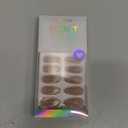 BTArtbox Press On Nails Almond - Knightshield, Cat Eye Press On Nails Medium Fake Nails with 3D Sculpting Metallic Design, Supremely Fit & Glossy Glue On Nails in 16 Sizes, 32 Stick On Nail Kit