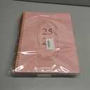 6 x 2026-2027 Monthly Planner, Jan 2026-June 2027, A4 (8.5" x 11"), 2 Year Monthly Planner, 24 month Calendar, Simple Calendar Planner Notebook Cardboard Cover, Suitable for Schools & Offices, Pink