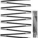 Betus Fibreglass Tent Poles Replacement - Pre-Assembled Black Tent Pole for Hiking & Camping - Easy to Install Outdoor Tent Repair Rod (12Ft)