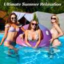 HeySplash Pool Floats, Inflatable Pool Floaties for Adults | Inflatable Swim Tube Raft, Pool Floaty Swim Rings Party Decorations Fun Pool Toys Summer Beach Lake River, 42.1"