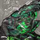 YKW Fairy Wings for Adult Women,31.5"x29" Butterfly Cosplay Wings with Lace Gloves,Organza Costume Wings for Halloween Party (Black)