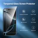 NEW'C 3 Pack Designed for iPhone 17 Pro Max, iPhone 16 Pro Max Screen Protector (6.9 inches), Enhanced Tempered Glass Protection with easy installation tool included,Case Friendly Ultra Resistant