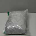 MAXIJIN Velvet Ottoman Cover Rectangular Stretch Square Ottoman Covers Slipcover Rectangle Washable Foot Stool Cover Thick Storage Protector with Elastic Bottom (Ottoman Small, Light Grey)