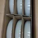 famiware Milkyway 33 oz Bowl Set, Pasta Bowls Set of 6, Salad Bowls, Double Reactive Glaze, Sturdy & Stackable, Ideal for Housewarming, Festivals, Matcha Green with Speckles